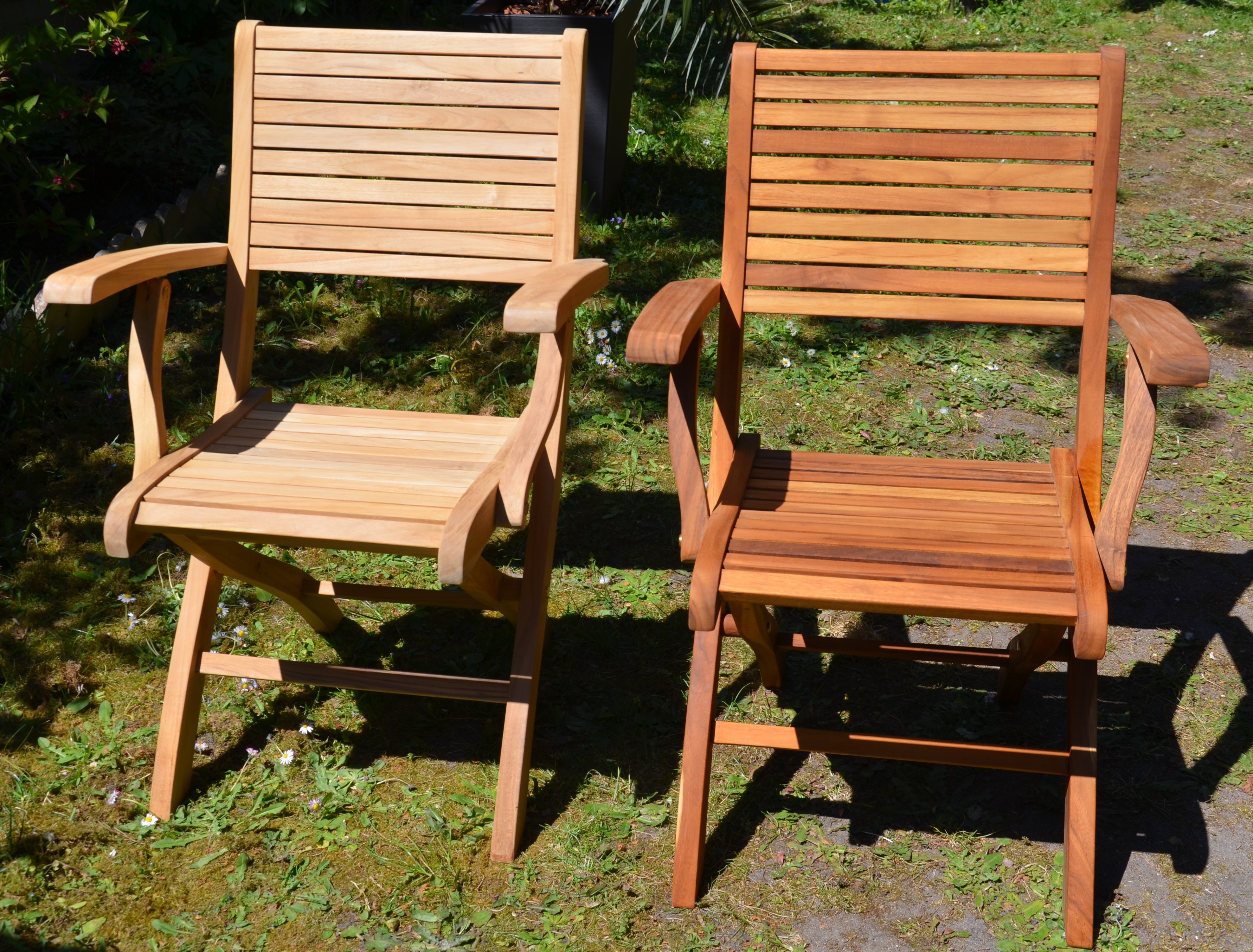 Solid teak garden chair (FSC)