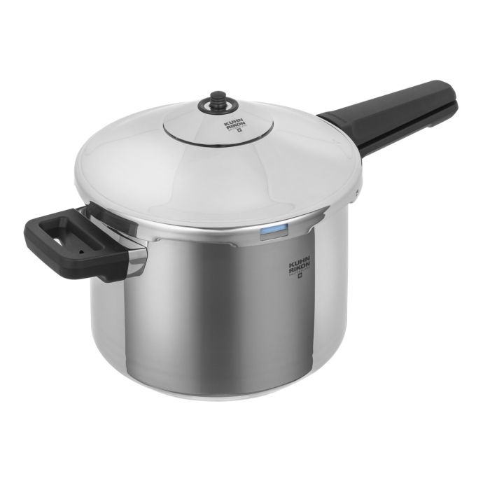 Kuhn Rikon Duromatic Inox stainless steel pressure cooker with long handle