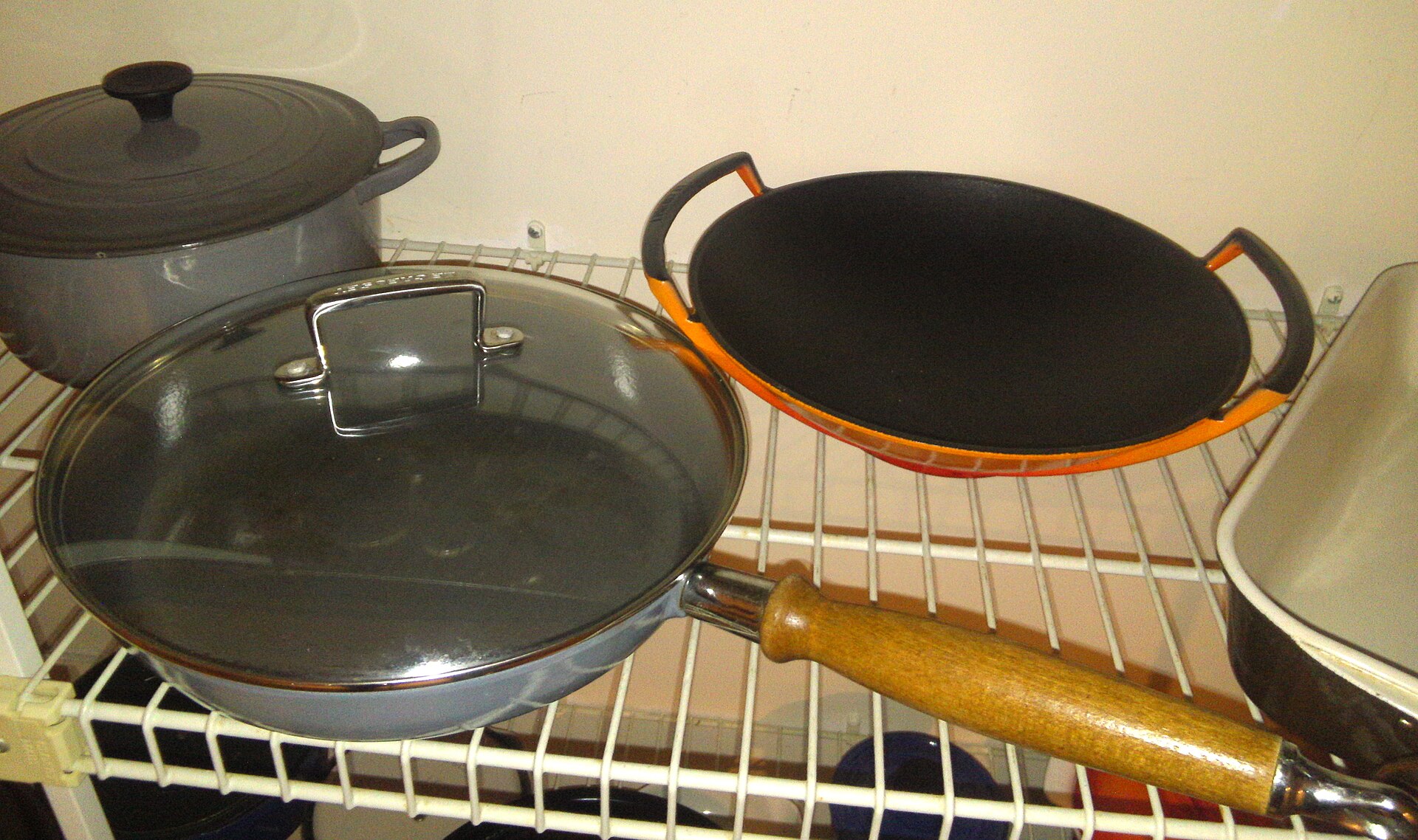 Le Creuset enamelled cast iron
