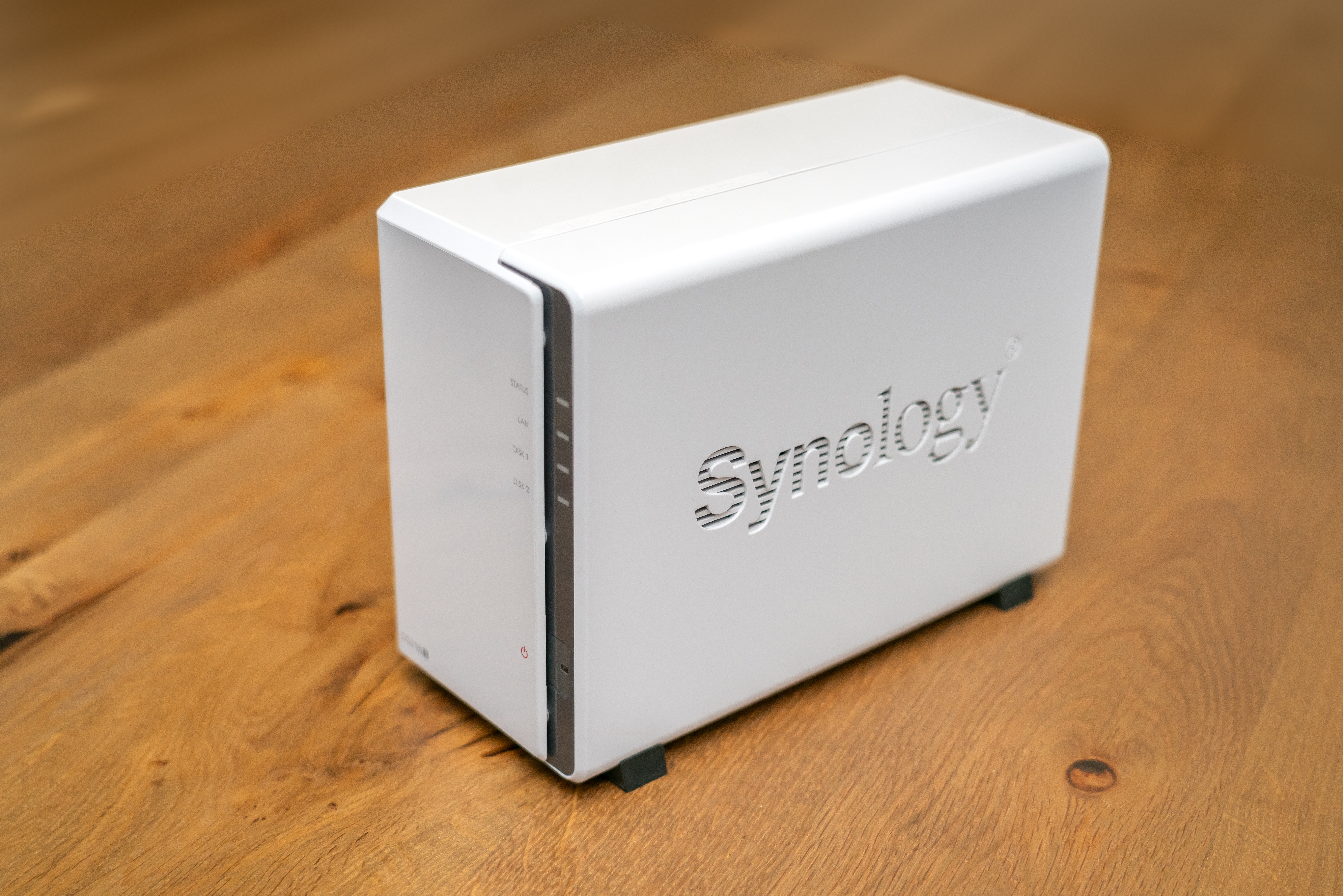 Network-attached storage (Synology DS223j example)