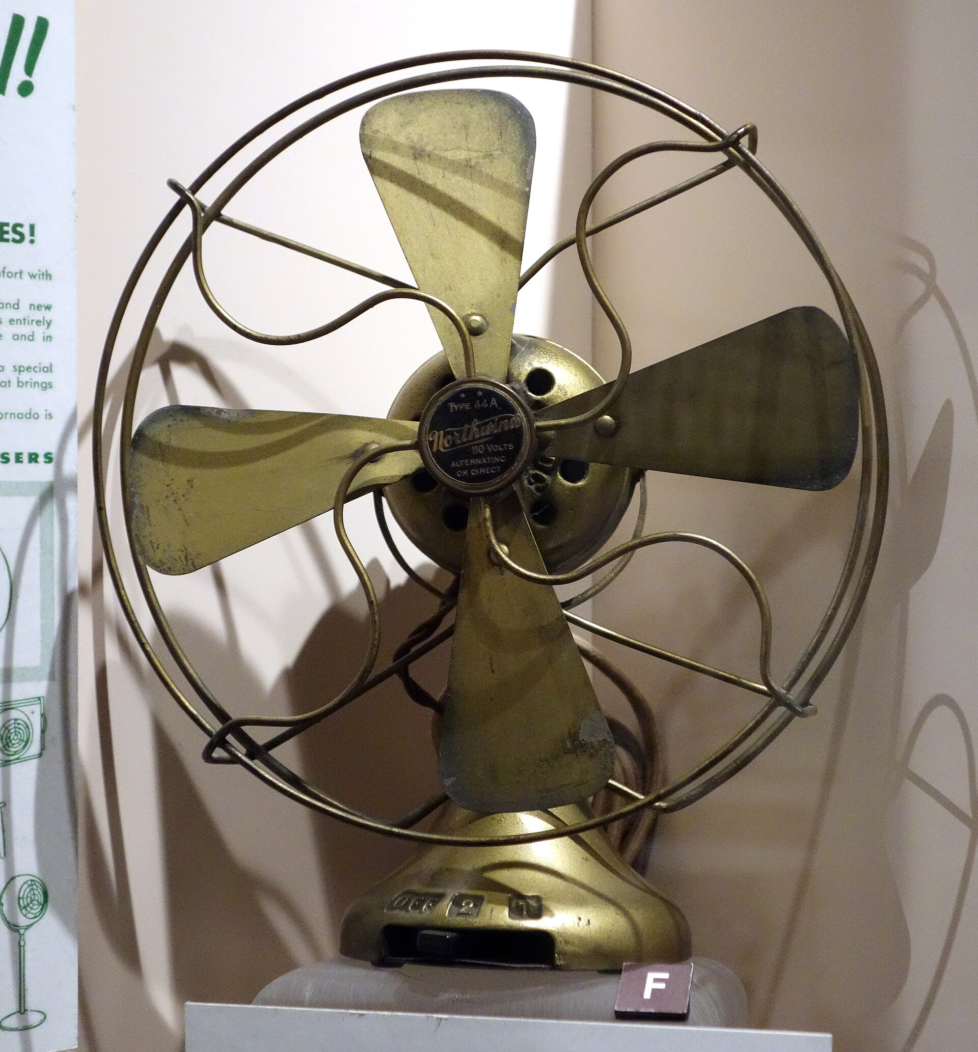 Emerson Northwind table fan, c. 1915